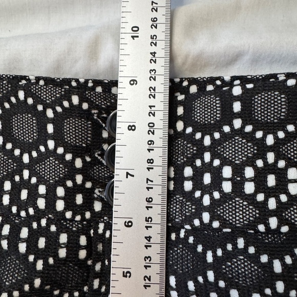 Romeo & Juliet Couture Women's Geometric‎ Pant Stretch Black Size Small - Picture 7 of 10